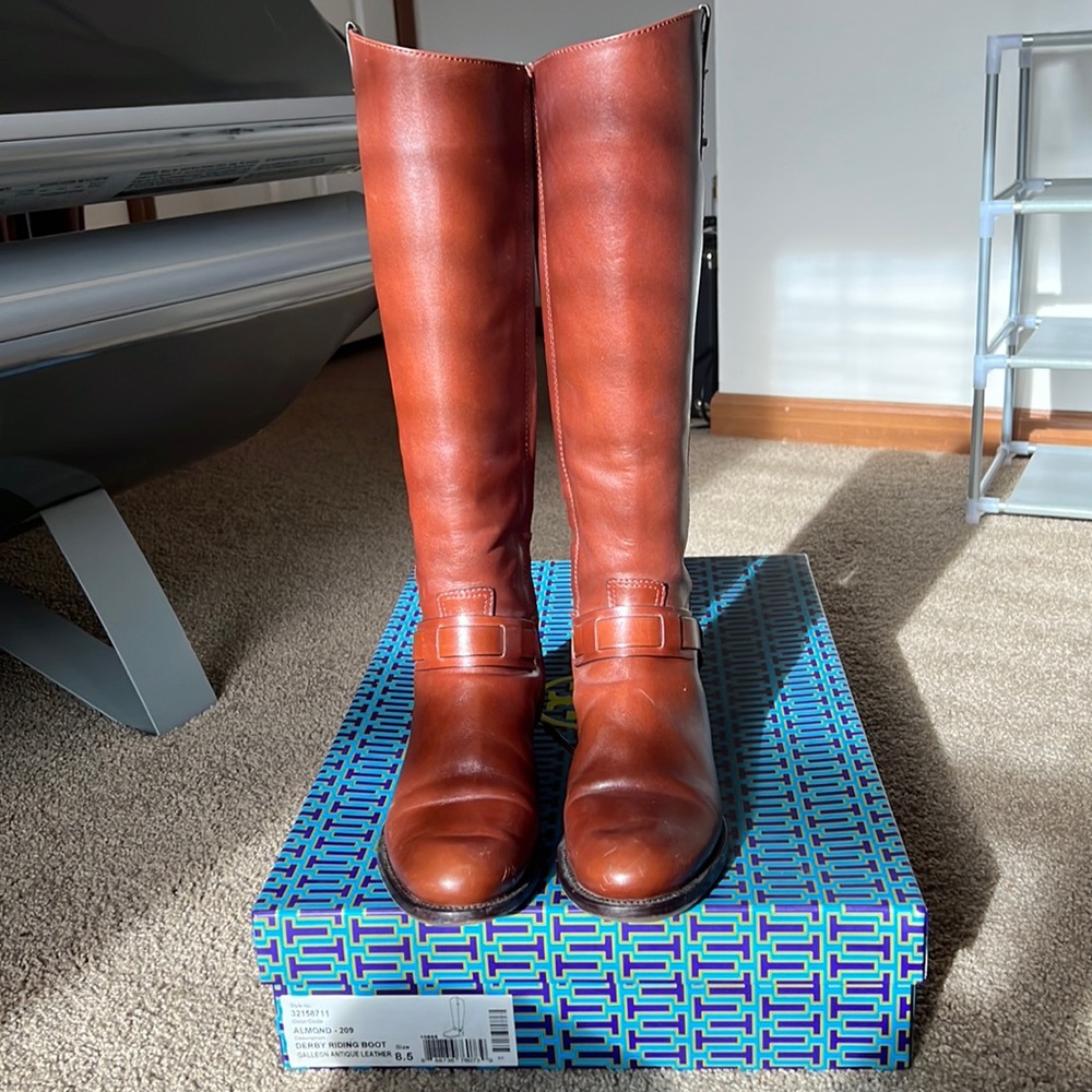 Tory Burch Derby Riding Boot